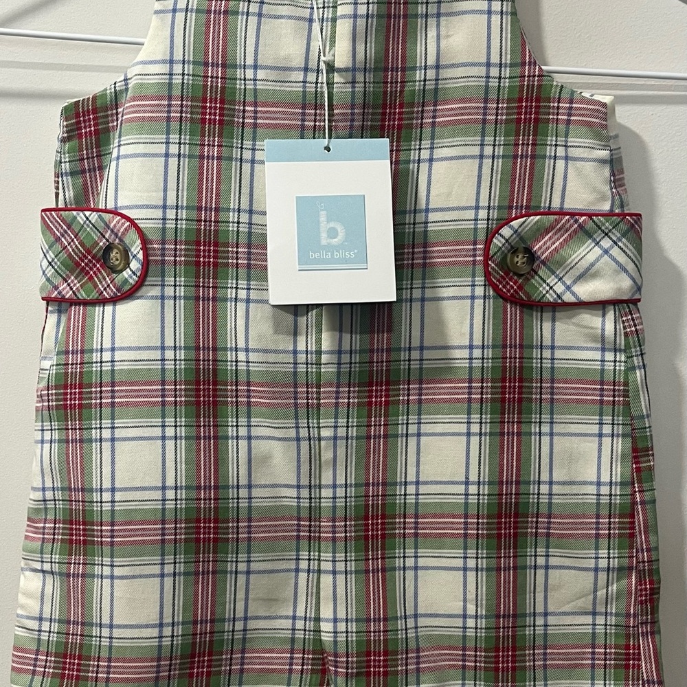 Bella Bliss Plaid Romper